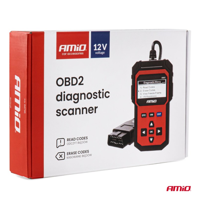 Escáner de diagnóstico OBD2 amio