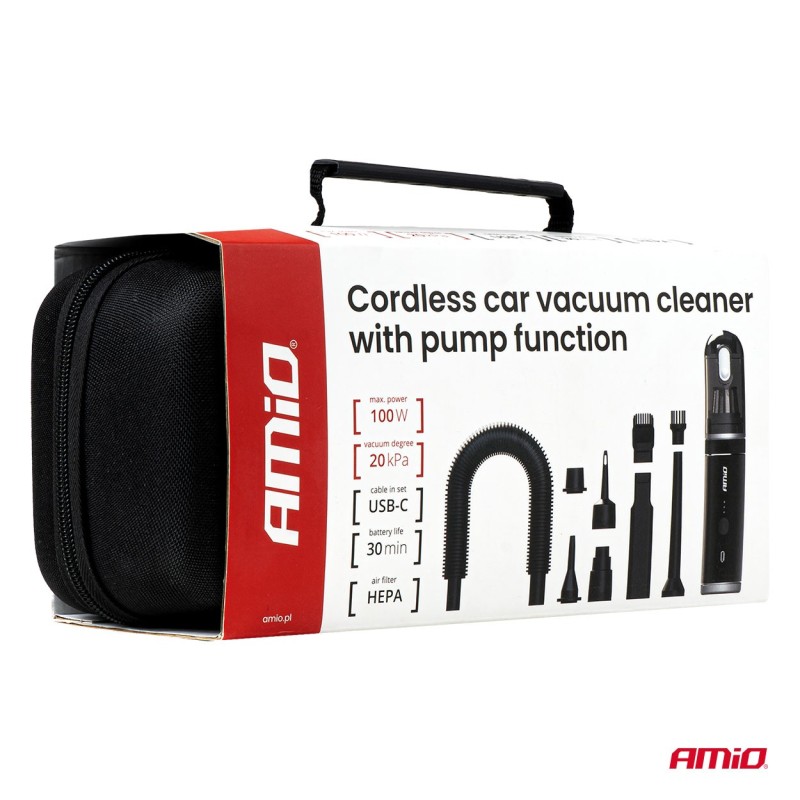 Aspiradora bateria función bomba 100W 20kPa USB-C