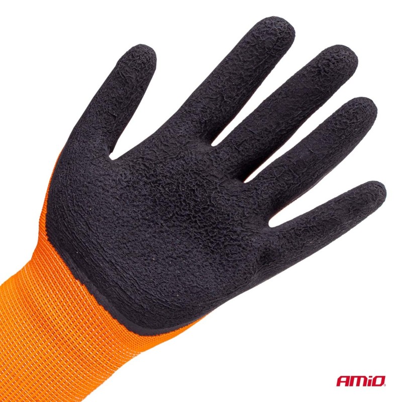 Guantes seguridad espuma de látex PE, 4 unidades, talla 8 (2 pares)