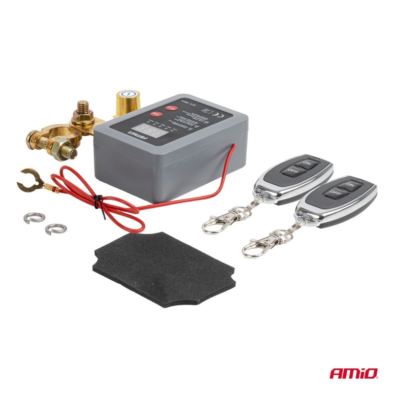 Desconectador de bateria a distancia 12V 240A 2 mandos