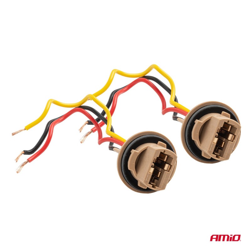 Casquillo Portalámparas 2 uds. T20 W21/5W doble polo