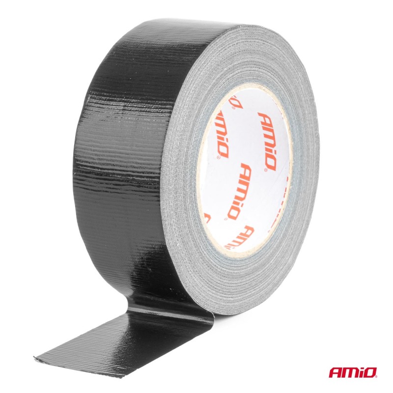 Cinta americana adhesiva 48 mm x 15 m x 0,19 mm negra