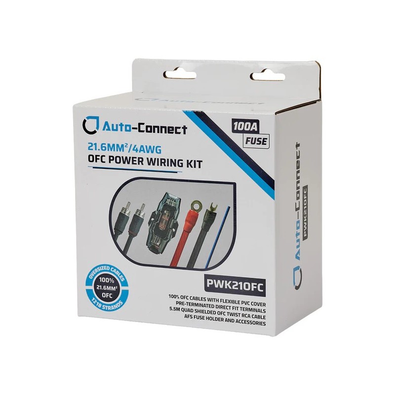 Kit cables instalación 21mm cobre 100% AUTO CONNECT