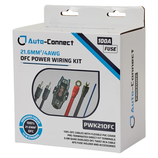Kit cables instalación 21mm cobre 100% AUTO CONNECT