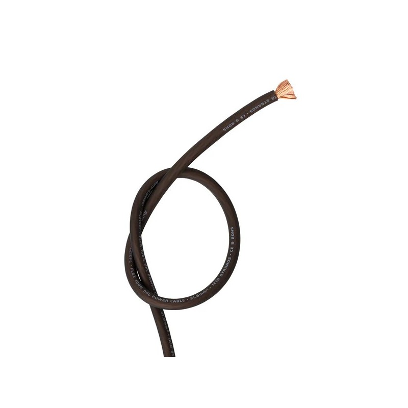 Cable alimentación 21,6 mm² / 4AWG  100% cobre OFC
