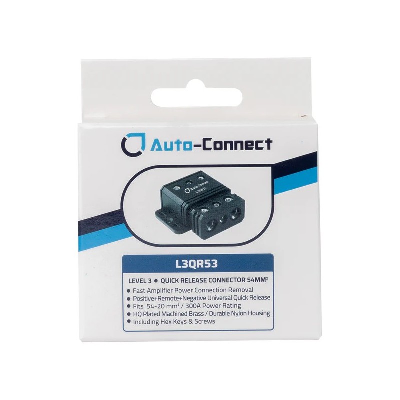 Conector rápido de 54-20 mm² / 0-4 AWG, 300 A