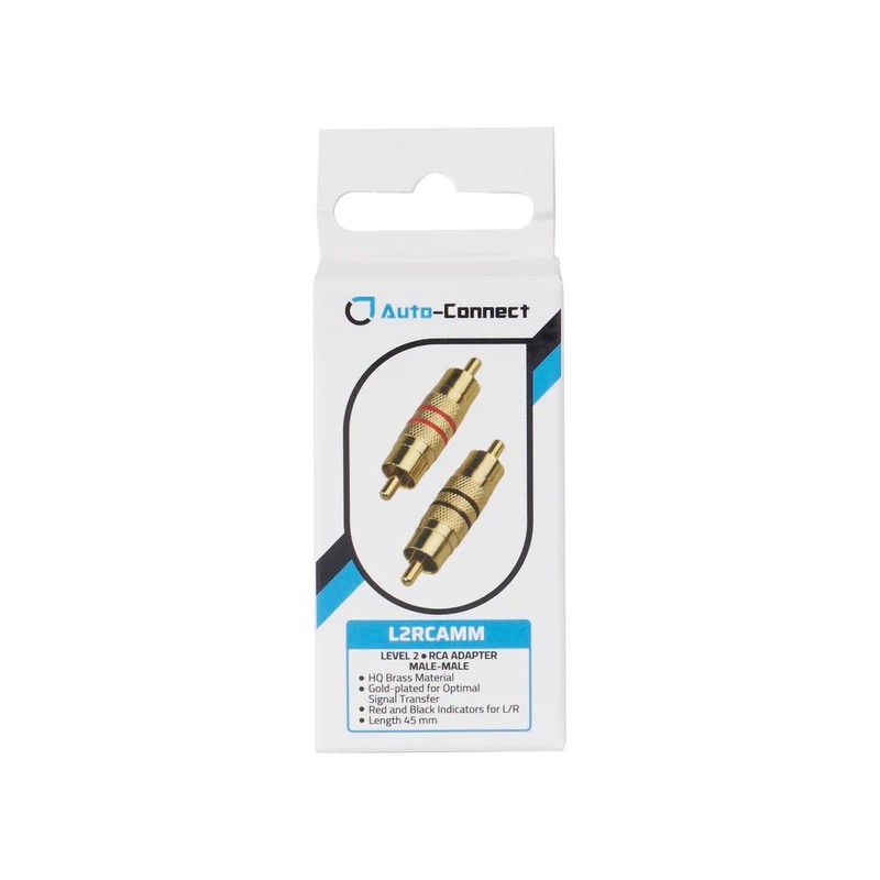 Adaptadores RCA macho-macho Auto-connect