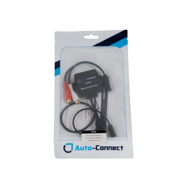 Receptor Bluetooth a auxiliar USB 5 V. auto connect