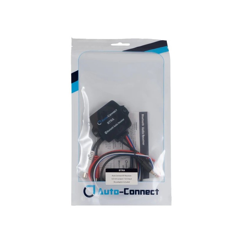 Receptor Bluetooth a auxiliar de 12 V. auto connect