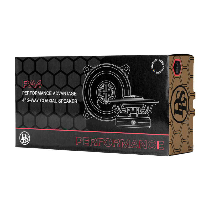 Altavoces coaxiales 4" 2 vias 40w rms DLS PA4
