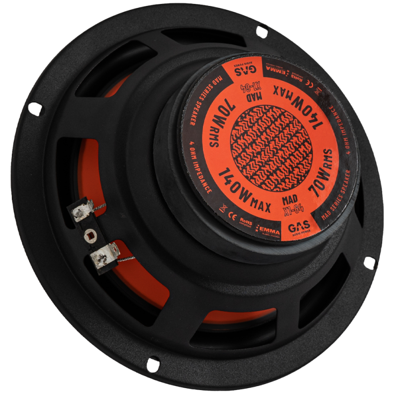 Altavoces coaxiales 6,5" 2 vias 70w rms GAS AUDIO
