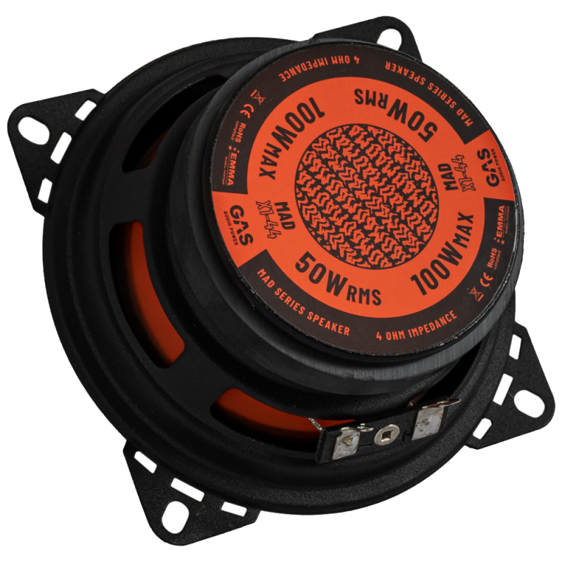 Altavoces coaxiales 4" 2 vias 50w rms GAS AUDIO
