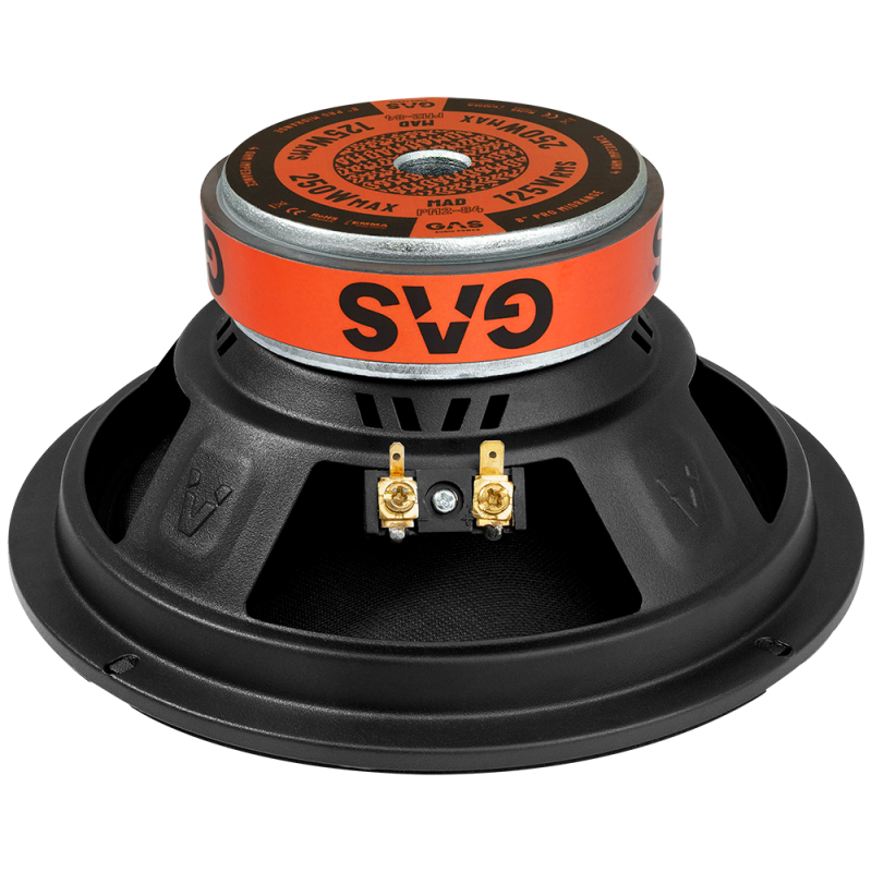 Medios graves 8" 250W / 125w rms 4ohm GAS audio