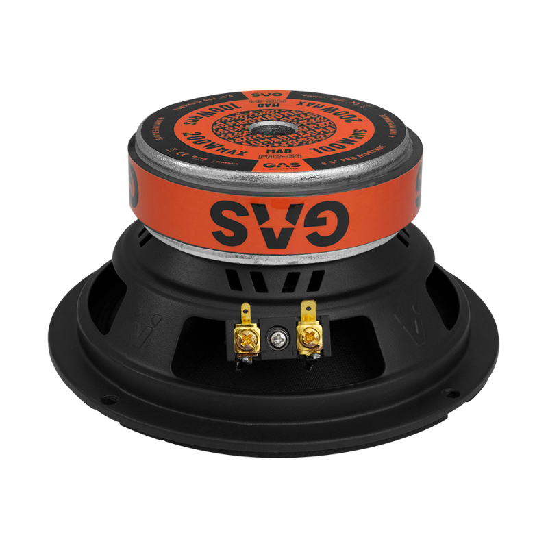 Medios graves 6,5" 200W / 100w rms 4ohm GAS audio