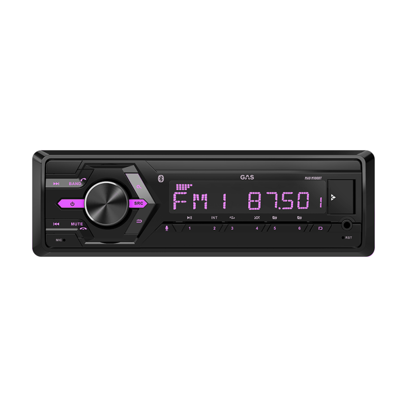 Radio USB y bluetooh GAS audio MAD M100-BT