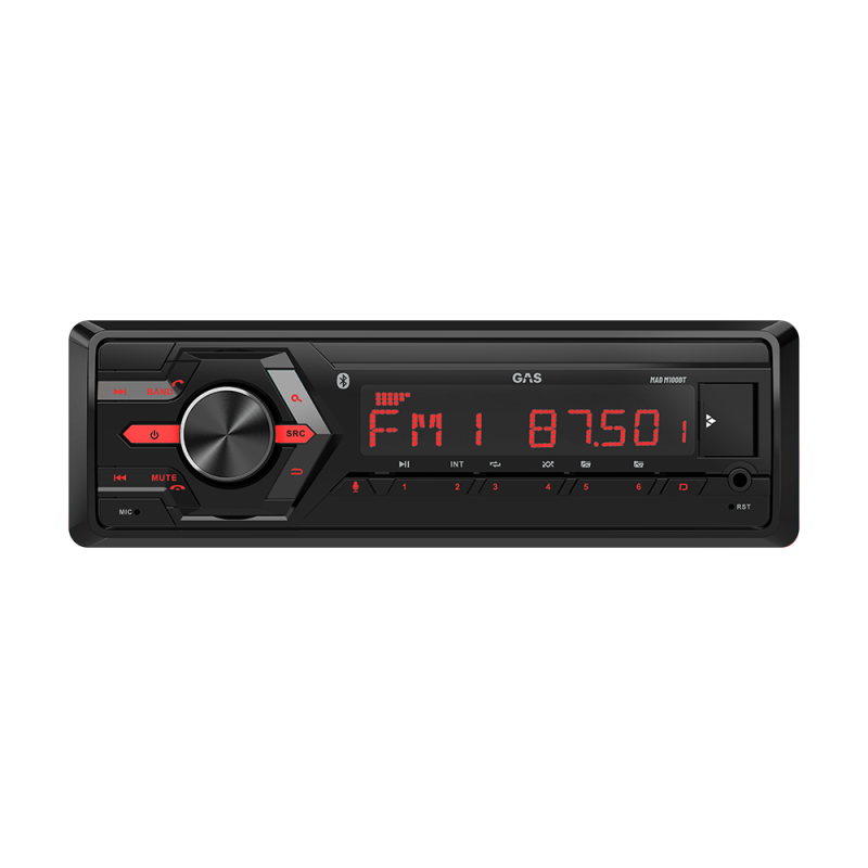 Radio USB y bluetooh GAS audio MAD M100-BT