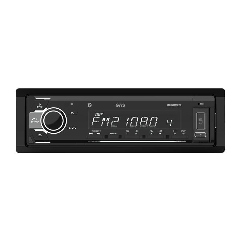 Radio USB y bluetooh GAS audio MAD M110-BT