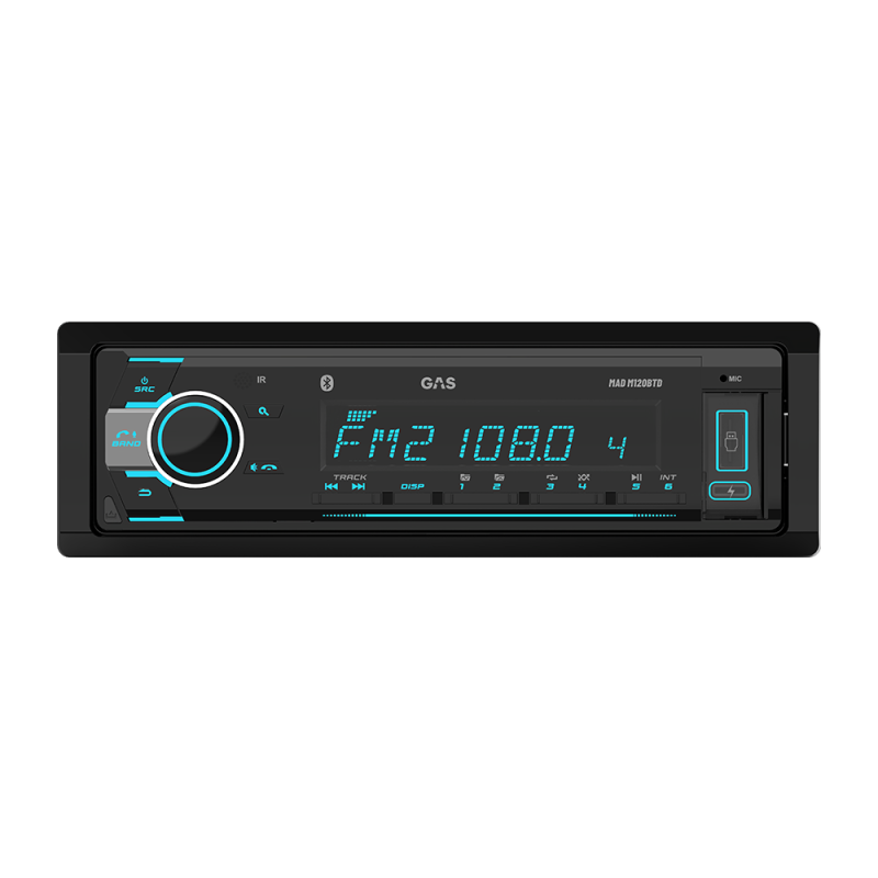 Radio USB y bluetooh GAS audio MAD M110-BT