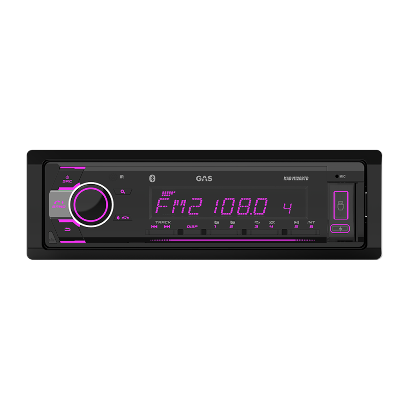 Radio USB y bluetooh GAS audio MAD M110-BT