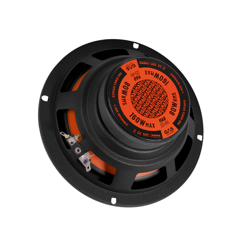 Altavoces 2 vias separadas 6,5" 80w rms GAS AUDIO