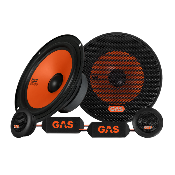 Altavoces 2 vias separadas 6,5" 80w rms GAS AUDIO