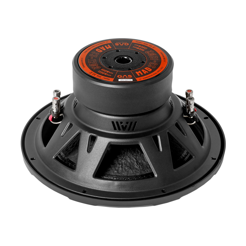 Subwoofer 12" 1200w/600rms 2+2ohm Gas audio