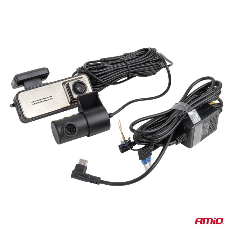 Dashcam con cámara trasera 4K WLAN WIFI UHD