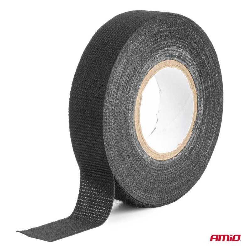 Cinta aislante de tela 19mm x 0.4mm 15 mts. Amio