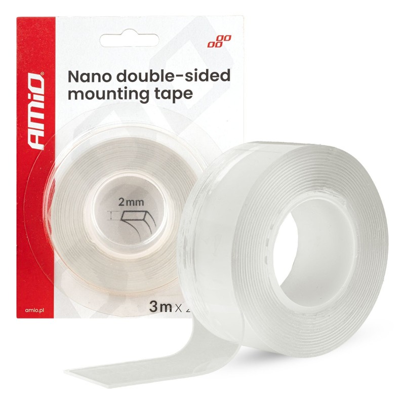 Cinta doble cara transparente 20mm 3mts