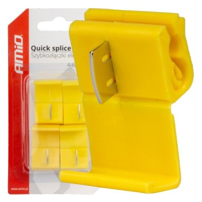 Conector de conexión rápida 04-6mm2 24A 4 unid blister