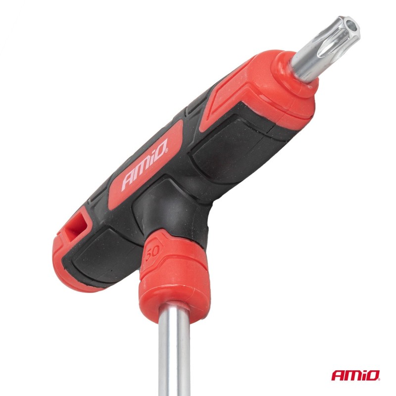 Juego llaves Torx mango en T de 8 piezas