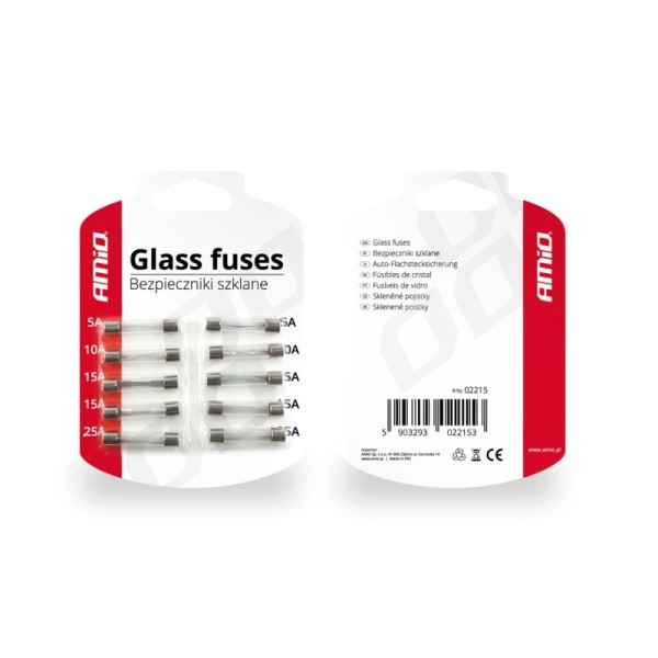 Fusibles de Cristal 10 unid