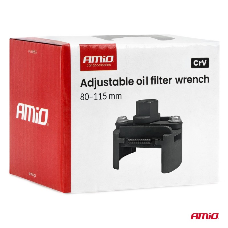 Llave ajustable para filtros de aceite 80–115 mm