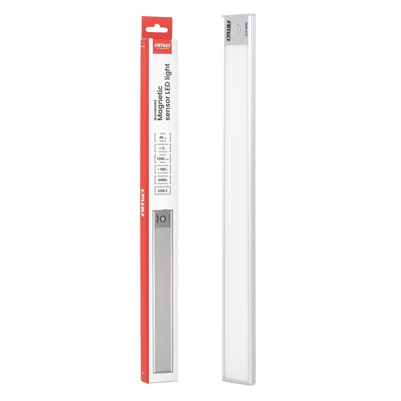 Plafón Led con sensor movimiento, magnético y recargable 2W
