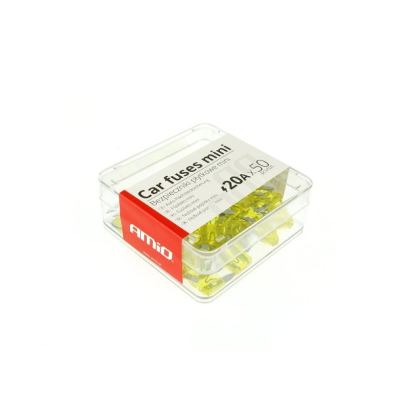 Fusibles MINI caja 50 unids 20A