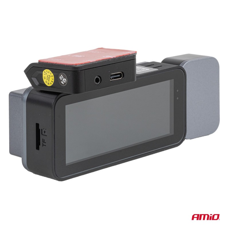Dashcam con cámara trasera 4K WLAN WIFI UHD