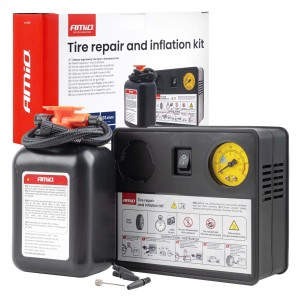 Kit de reparación e inflado de neumáticos 31m 12V