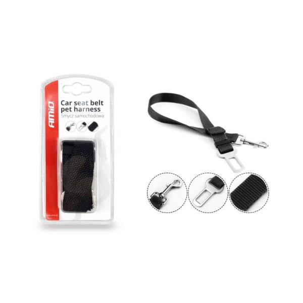 Correa para mascotas para cinturón de seguridad del coche