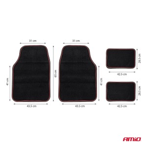 Alfombras moqueta universales para coche TCM-03
