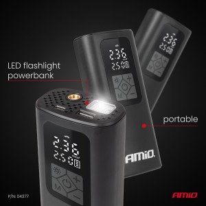 Compresor de aire inalámbrico LED USB-C 40W