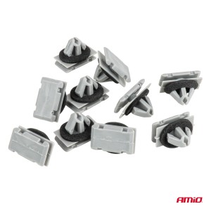 Grapas para molduras con junta de goma 11 mm, 10 uds.