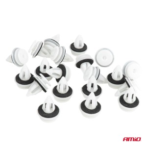 Grapas para paneles con junta de goma 20 mm, 20 uds.