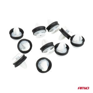 Grapas para paneles con junta de goma ⌀ 11 mm 18 mm, 10 uds.