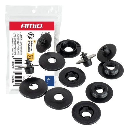 Anclajes sujeccion para alfombras 14 mm, 4 uds.