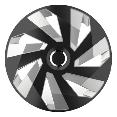 Tapacubo Vector RC 15" plata y negro