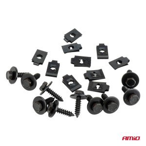 Tornillos y grapas 18 mm ⌀ 5 mm, 10 unid.