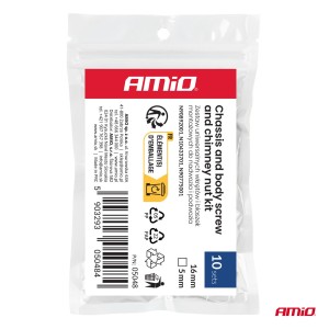 Tornillos Torx 16 mm ⌀ 5 mm, 10 und.