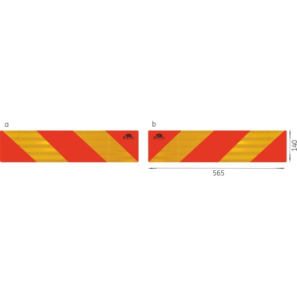 Tableros marcadores reflectantes traseros para camiones TW-S2/RF 101-01W-89 (2 unid)
