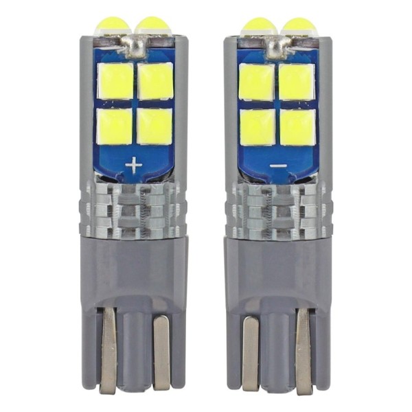 Lámparas LED CANBUS 10SMD 3030 T10 W5W White 12V/24V