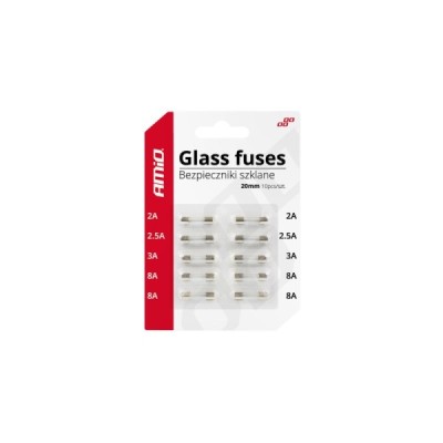 Fusibles de Cristal mini (20mm) 10 unidades
